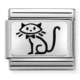 Nomination Composable Classic Link 330109/53 Kitten in 925 Silver